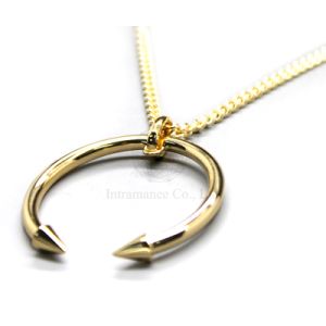 Brass Arrow Necklace