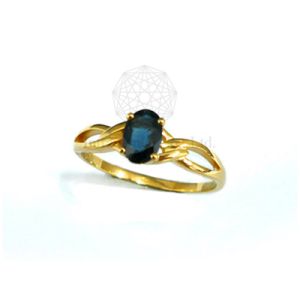 Saphire Gold Ring