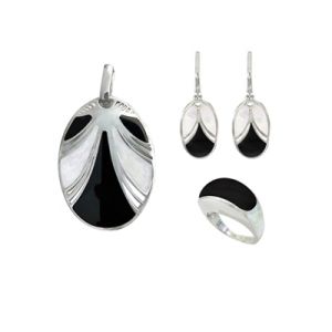 Mother Of Pearl Deco Contrasts Set