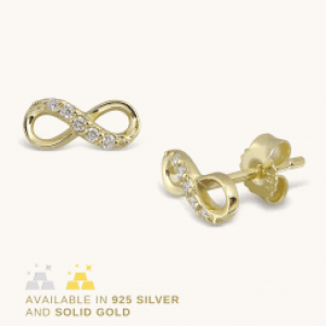 Infinity Stud Earrings